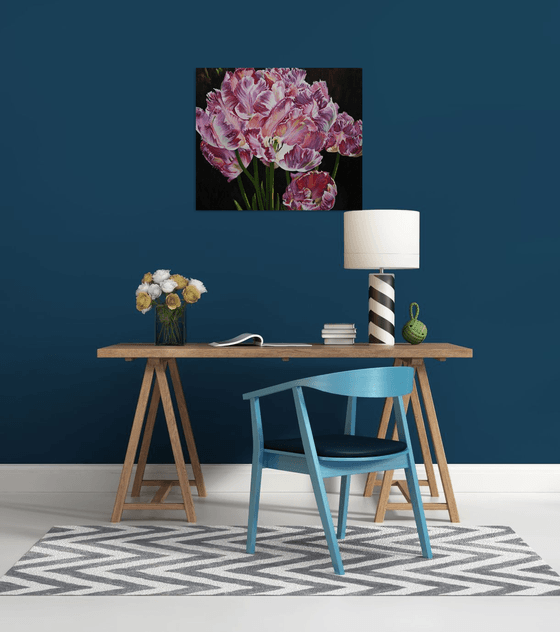 Red Parrot Tulips