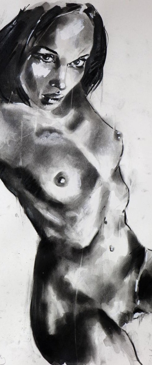 6-27-14 figure study by Thomas Donaldson