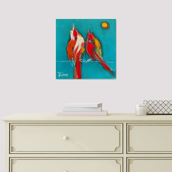 The sun is rising...