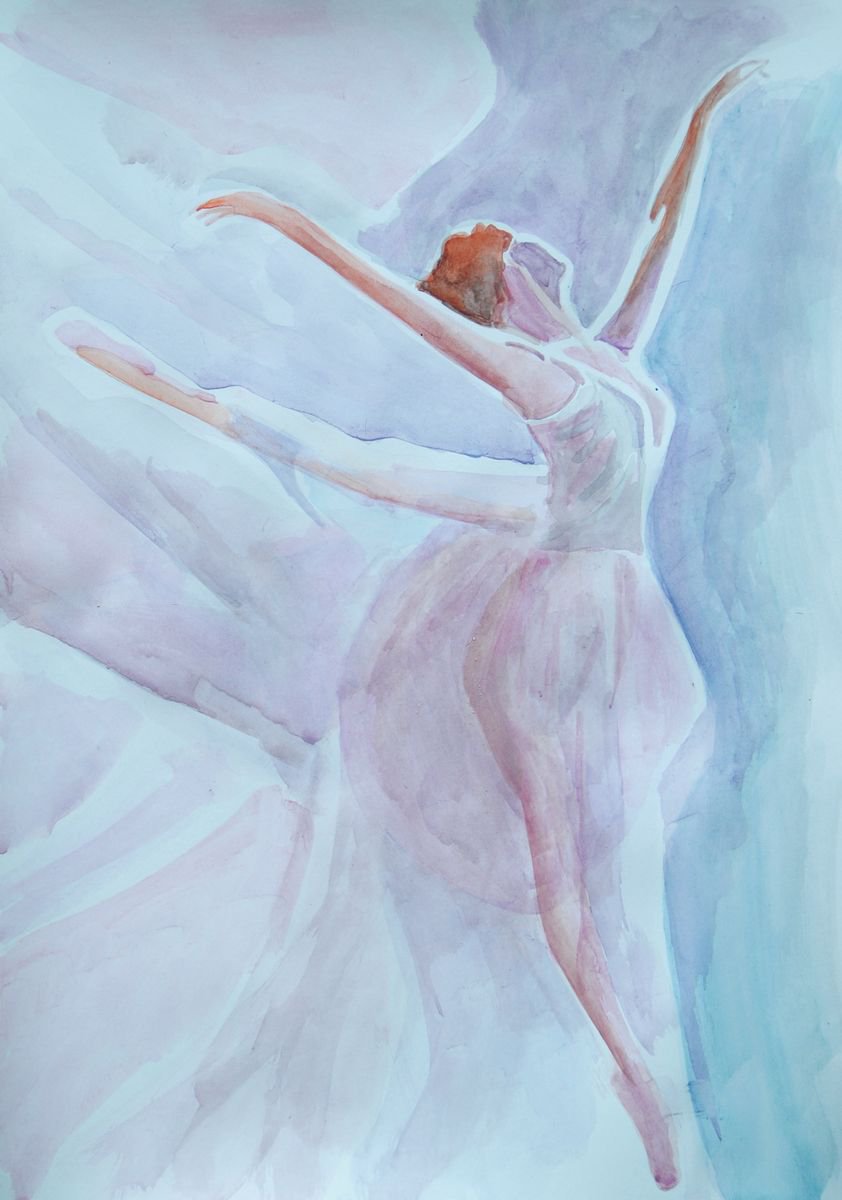 Ballerina / 42 x 29.7 cm by Alexandra Djokic