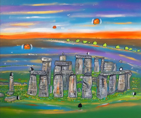 Futuristic Stonehenge (Commission)