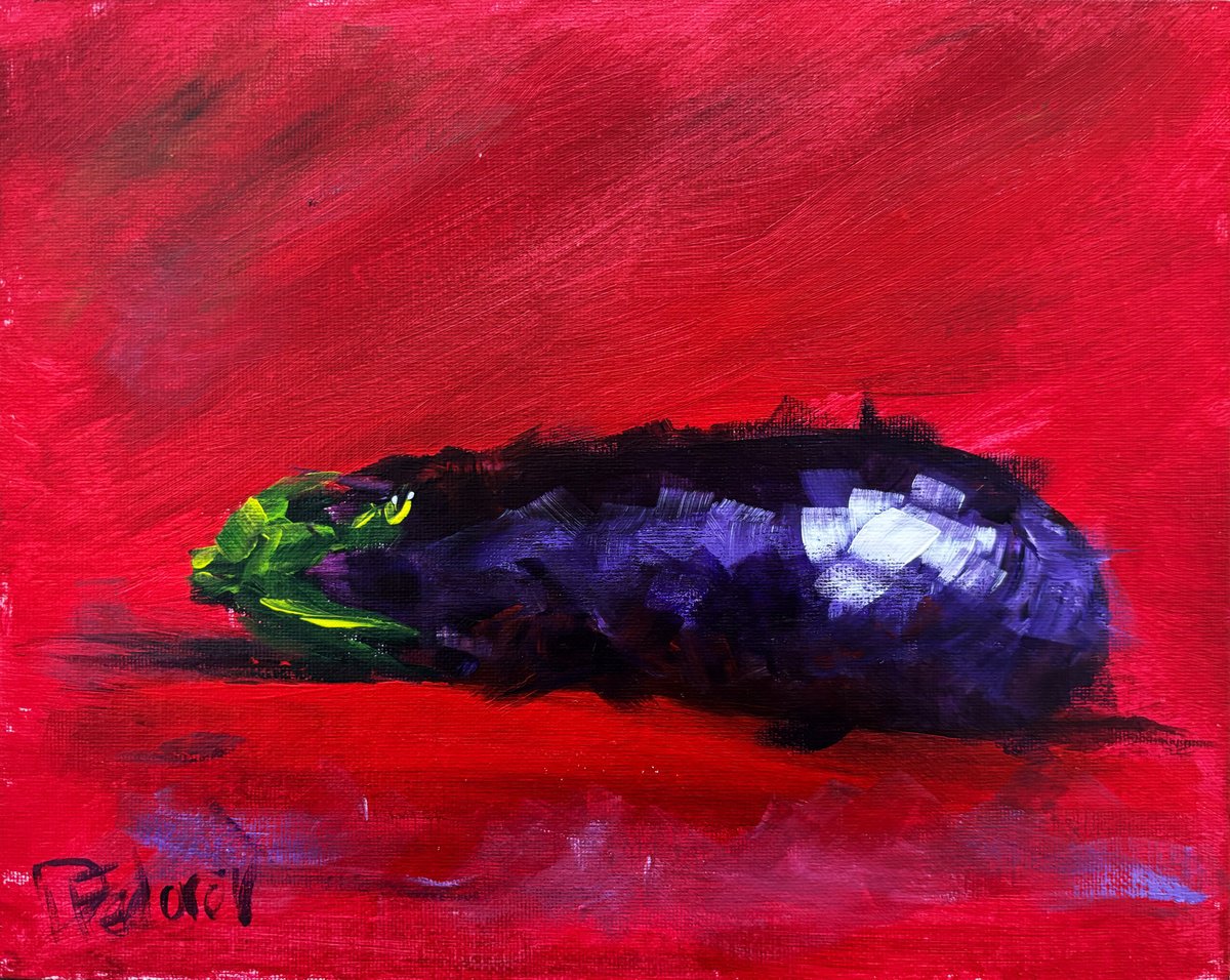 Deep Violet Aubergine By Dmitry Fedorov, 12 X 9, Artwork For Sale On Artfinder