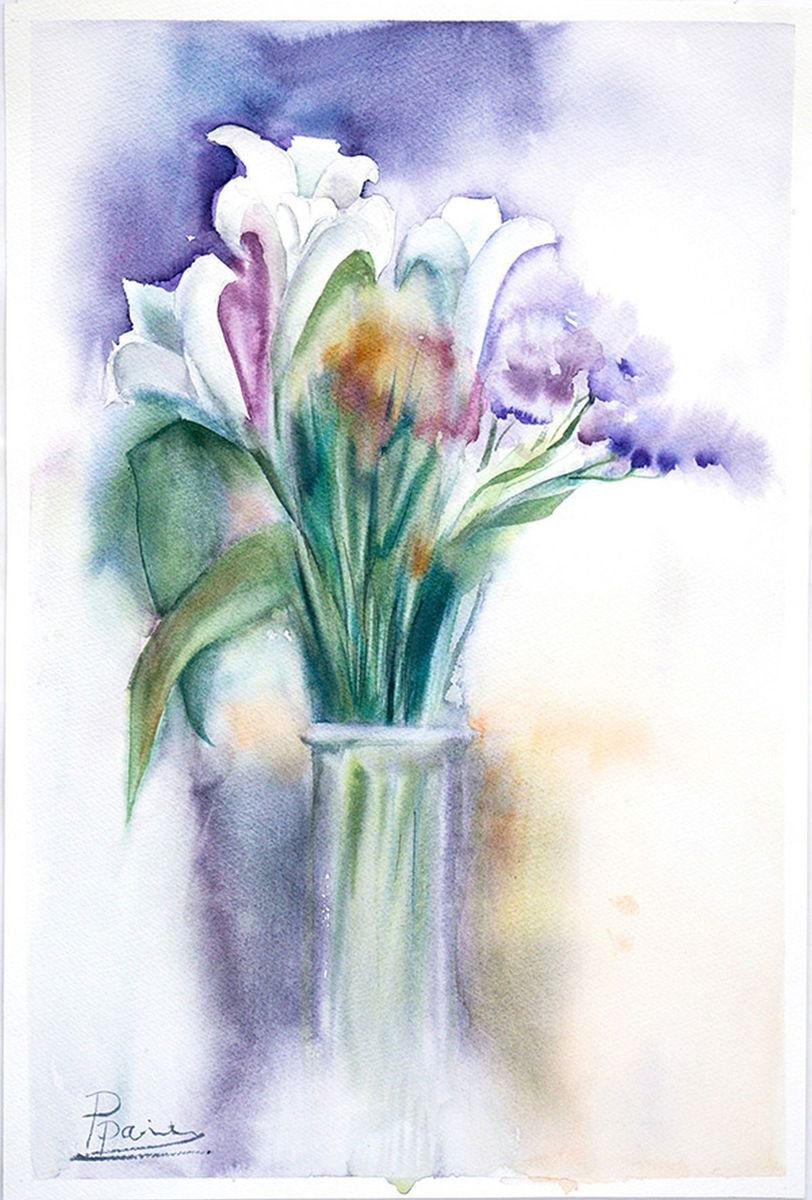 Lily bouquet by Olga Shefranov (Tchefranova)