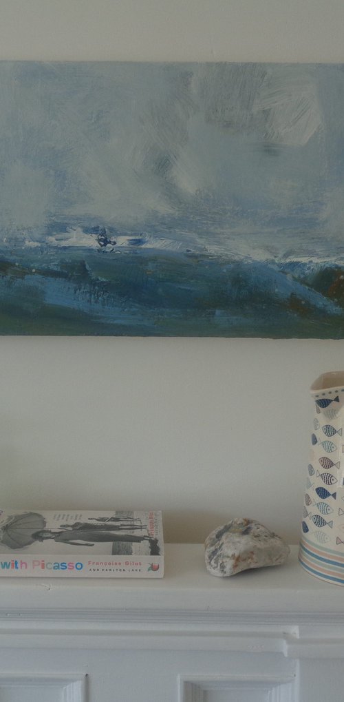 As The Tide Rushes In Around You.... by Fiona Philipps