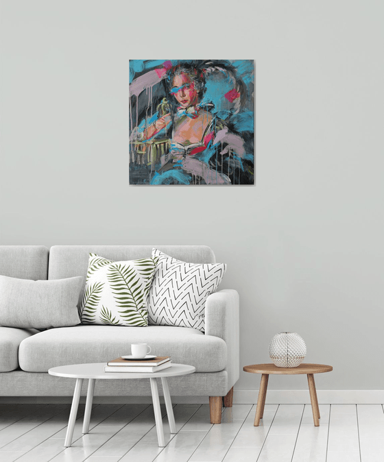 Woman with Bird