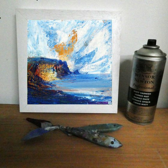 Devon Cliff Seascape