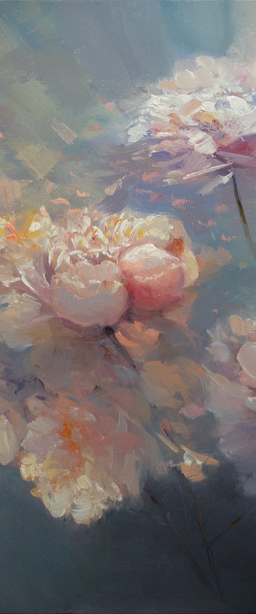 The Elegancy of Peonies by Aleksandr Jerochin