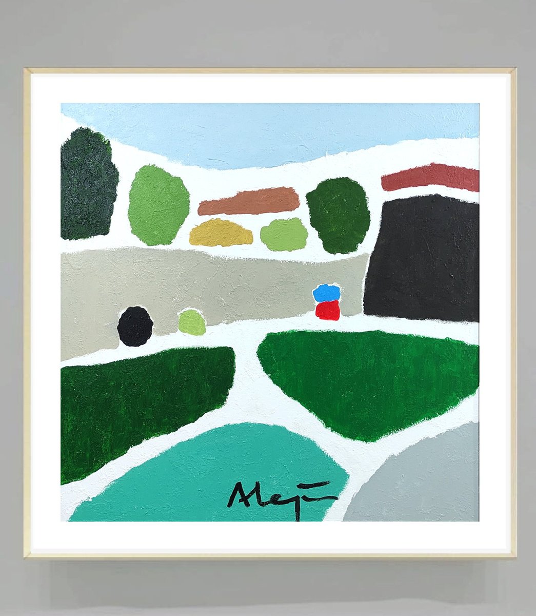  The Water Quarry By Alejos, 39 X 39, Artwork For Sale On Artfinder