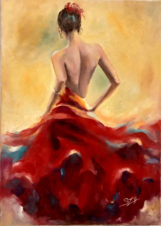 Elegance, Flamenco Dancer
