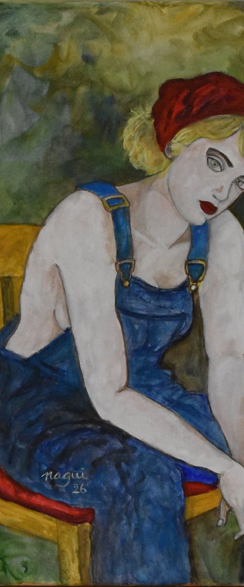 Auto mechanic resting by Nagui