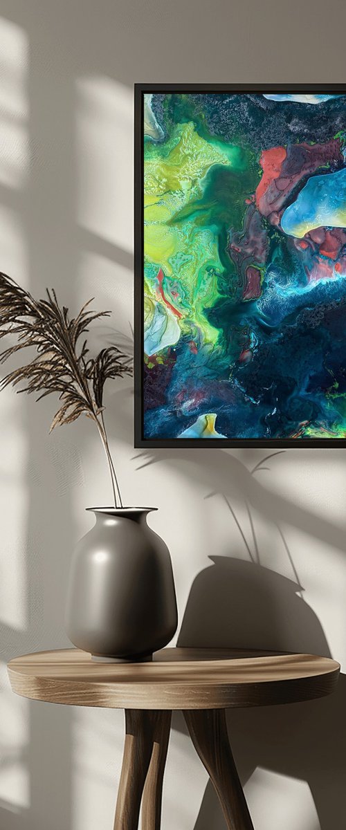 Abstract Jungle Acrylic Art by Mily Art