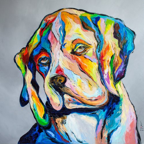 Dog philosopher by Liubov Kuptsova