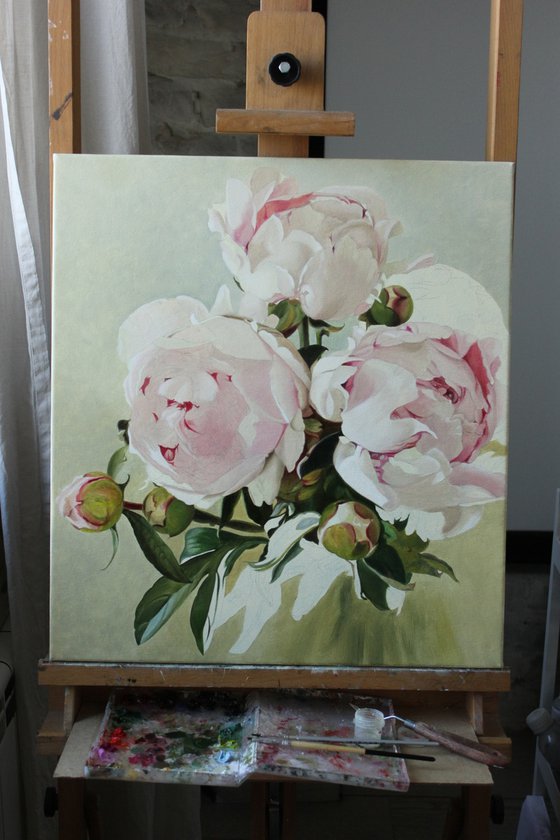 Bouquet of peonies