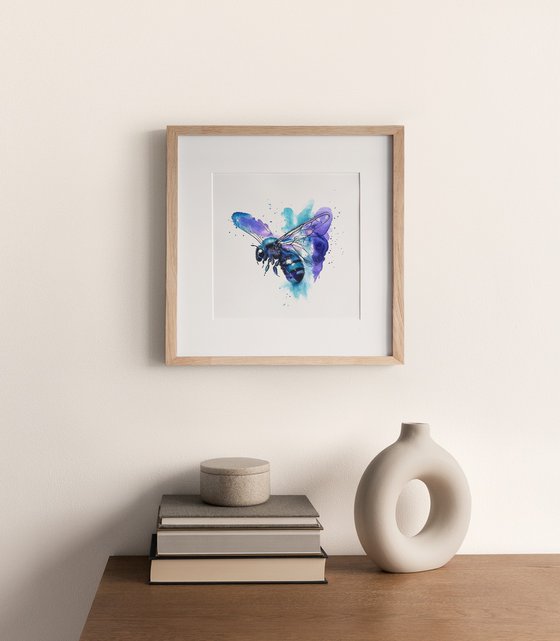 Colourful Bee Painting