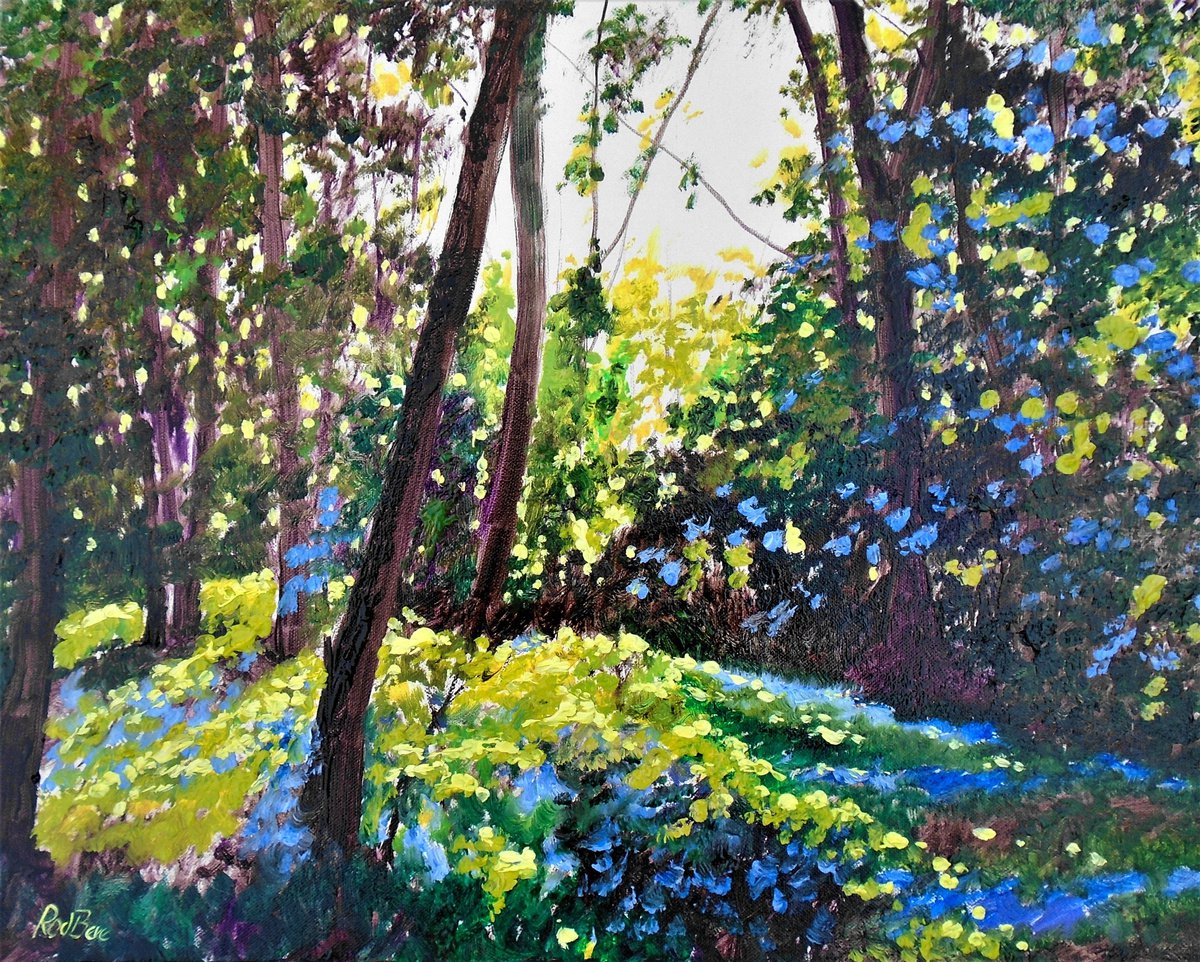 Sunlit Copse 2 by Rod Bere