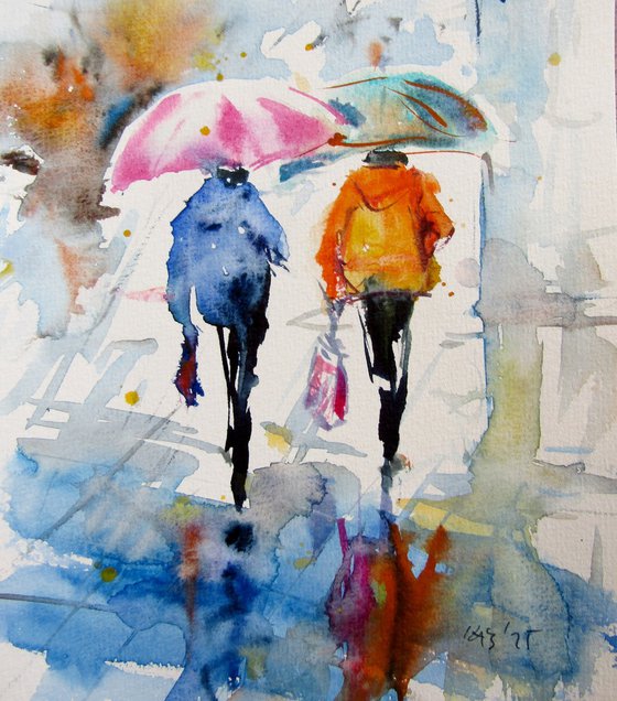 Rainy street collection