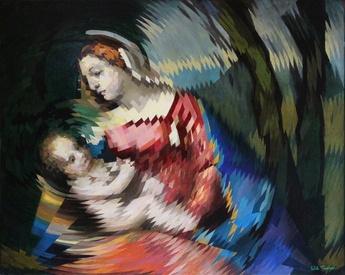 Madonna and Child (after Titian) by Will Teather