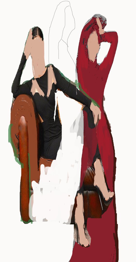 MODERN WOMAN   59"X32"