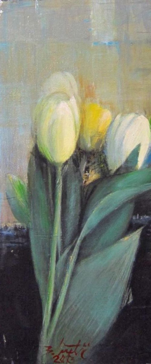 tulips by Boro Ivetic