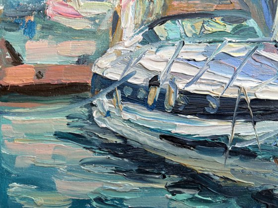 A sunny day in the seaport
