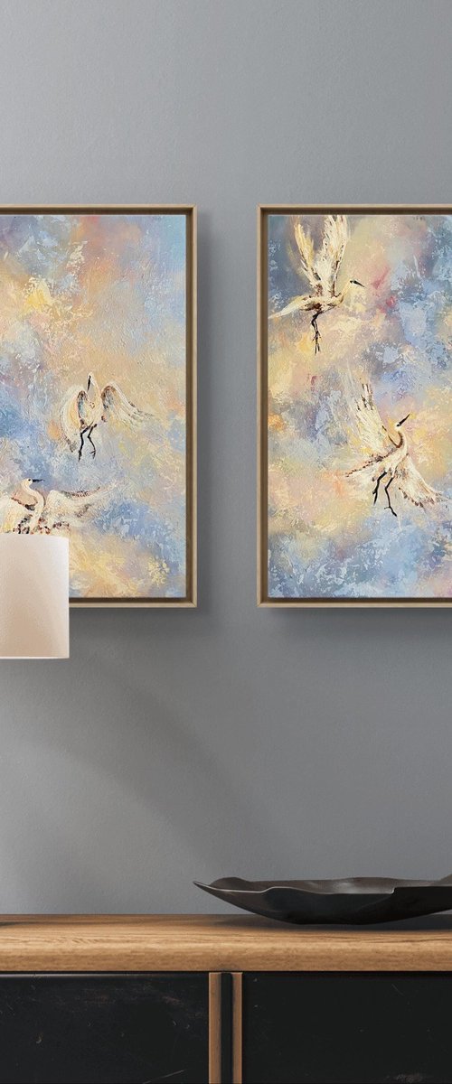 The birds fly by Valentina Ash