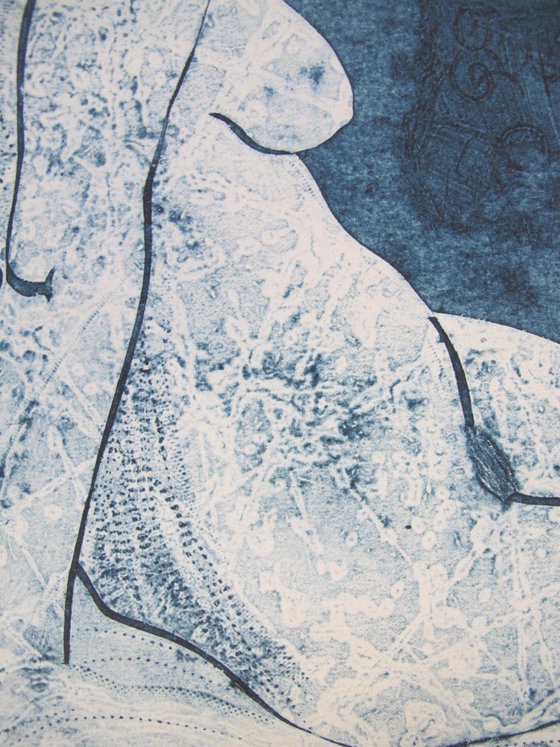 Seated female nude