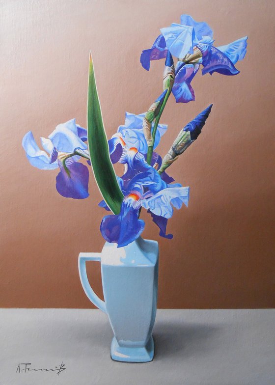 Still Life with a Blue Iris