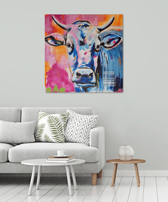 'COW CODED #14'