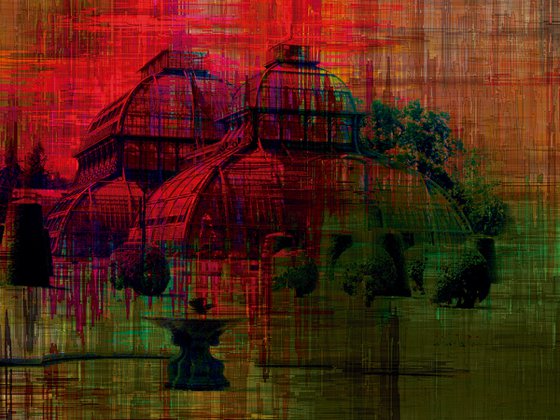 Texturas del mundo, Viena Palmenhaus Schönbrunn Schlossgärten/XL original artwork