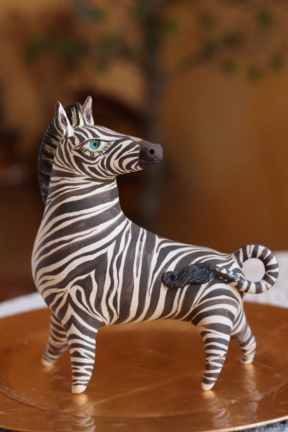 Cute Zebra. By Elya Yalonetski