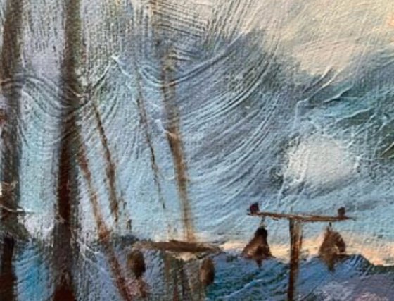 Autumn clouds over Aker brygge