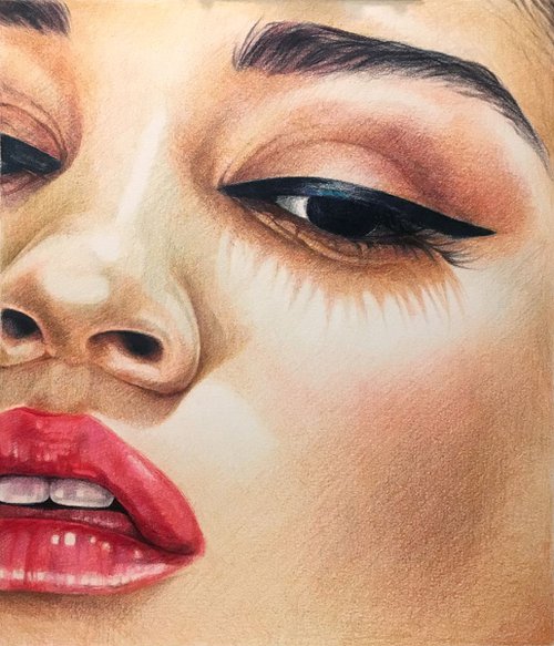 Monica Portrait CloseUp by Bahareh Kamankesh
