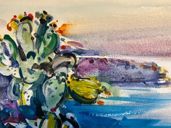 Cactus in Riviera  21x30