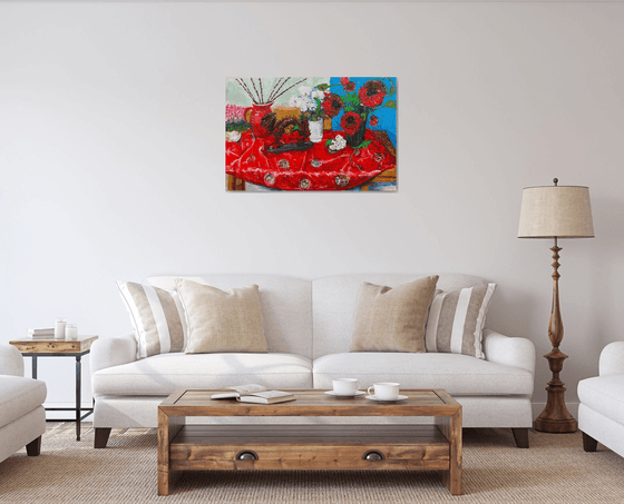 The Dragon and Red Kimono