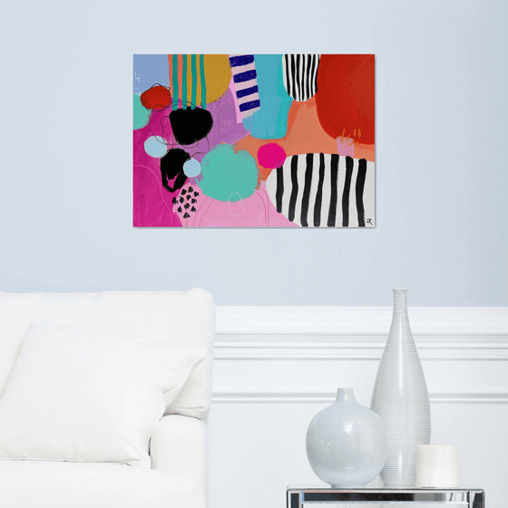 Vibrant Bold Canvas