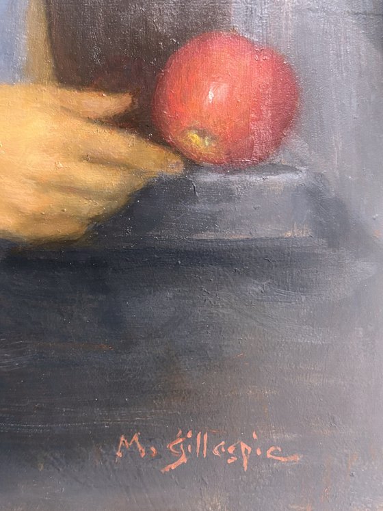 Girl with Apples