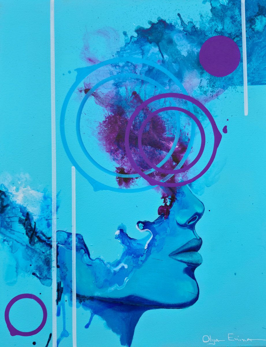  Just A Small Existential Crisis By Olya Enina, 14 X 18, Artwork For Sale On Artfinder