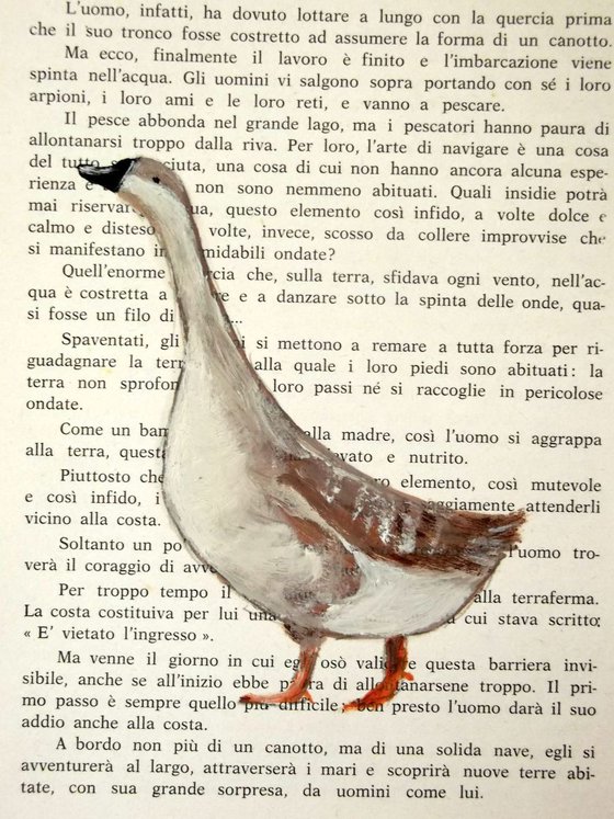 The goose on page