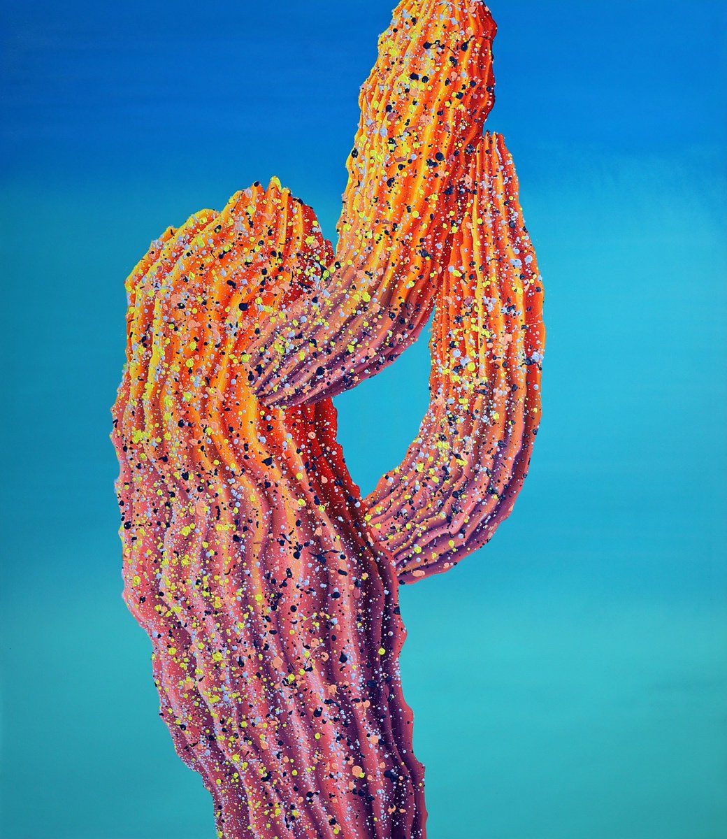 Organic Botanical Oil Painting By Dominic Virtosu, 54 X 61, Serenity, Original Artwork