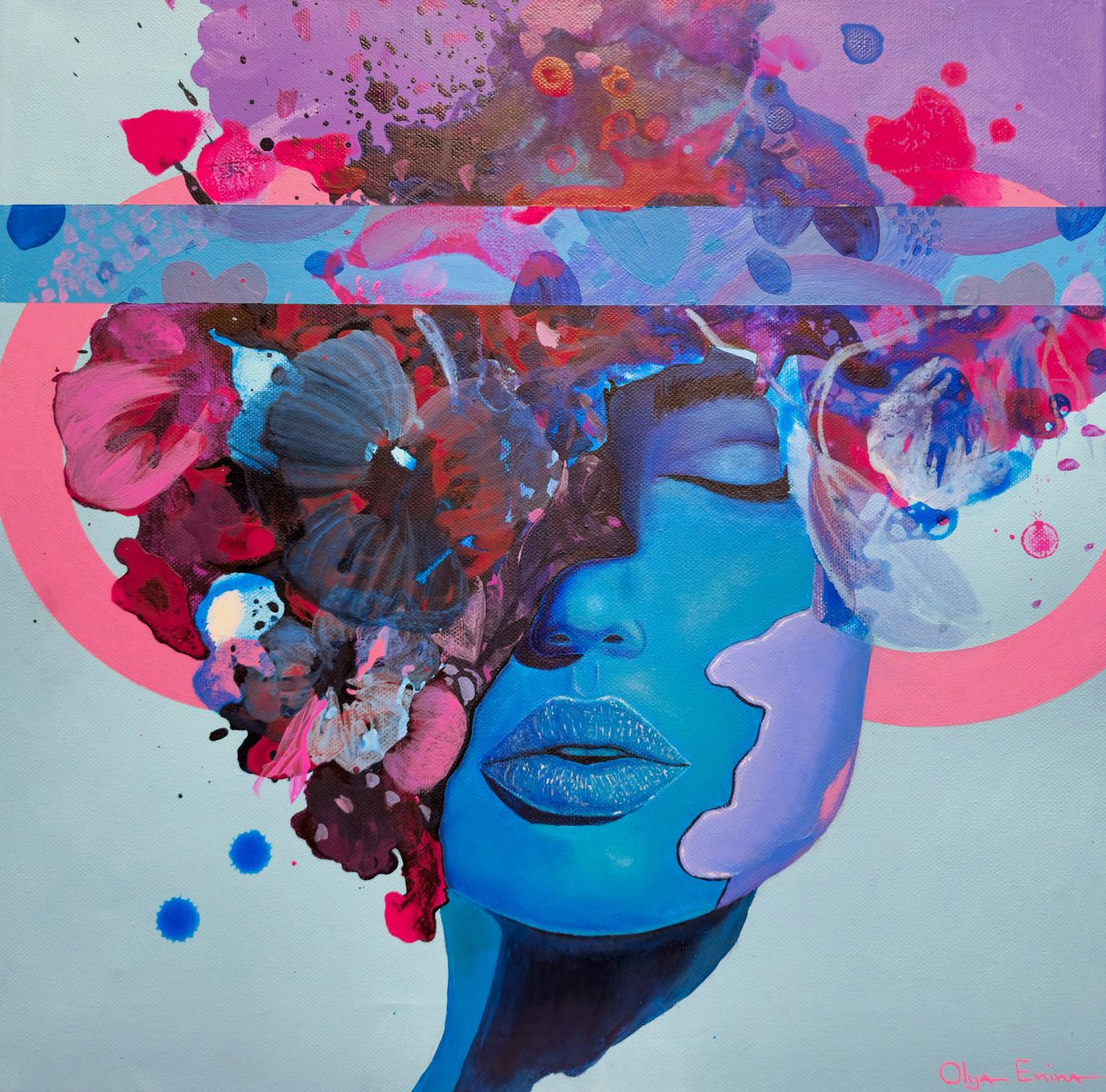The Art Of Daydreaming By Olya Enina, 16 X 16, Artwork For Sale On Artfinder