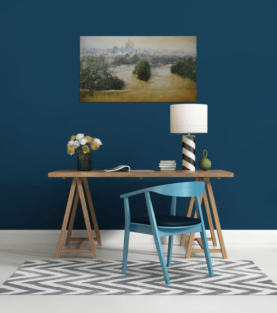 Pogled na ušće - zeleno i zlatno