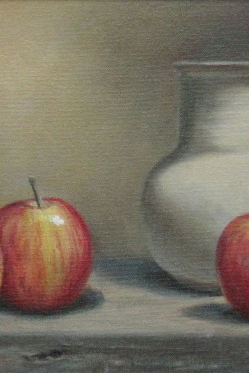 Apples with Jug by Alan Stephens