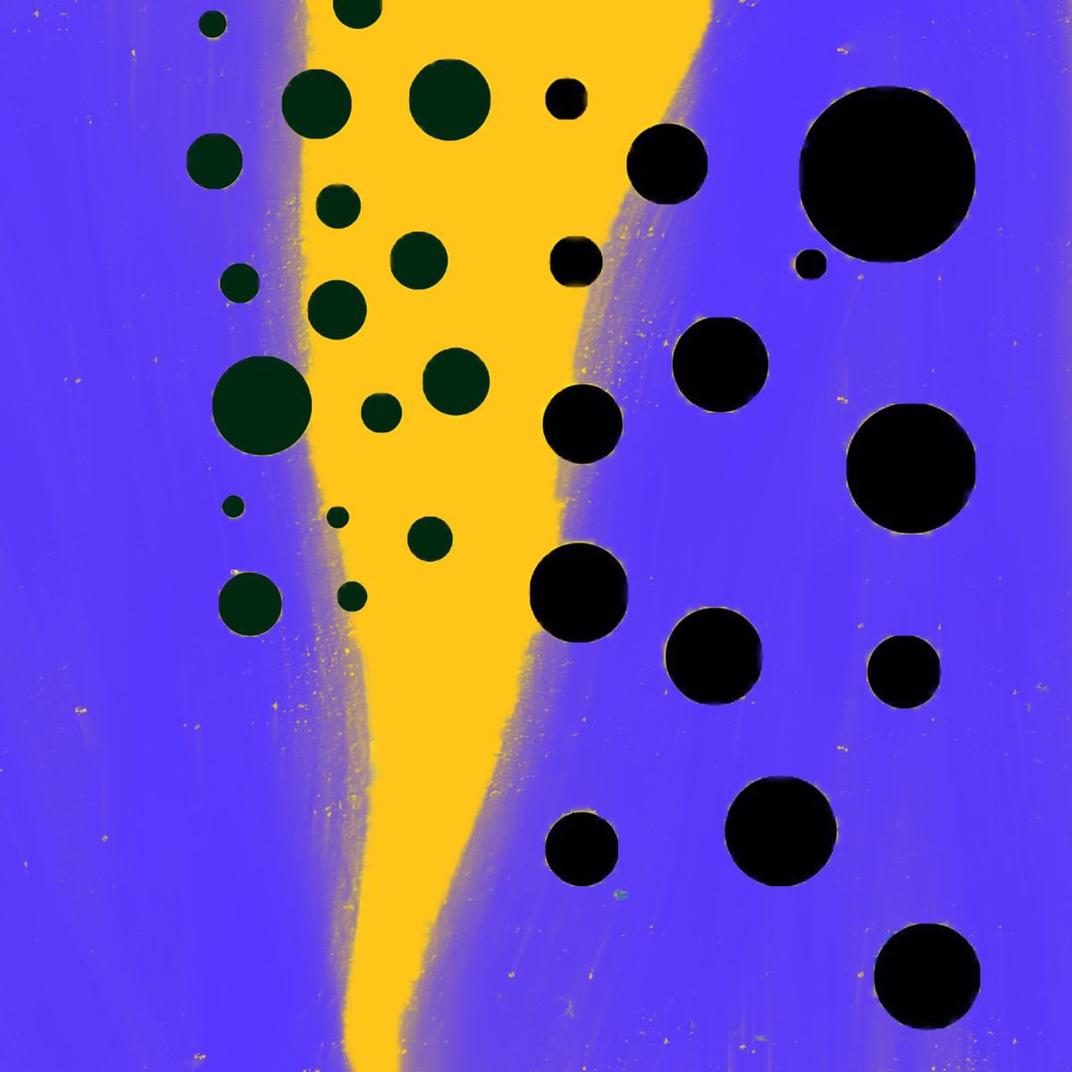 Black Dots - Yellow by CiLA