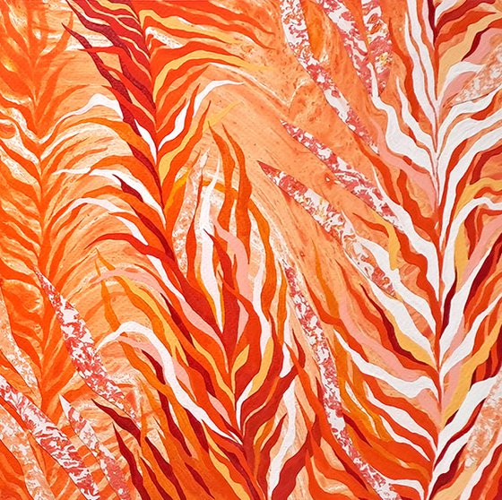 Set of 2 «Golden Grasses»