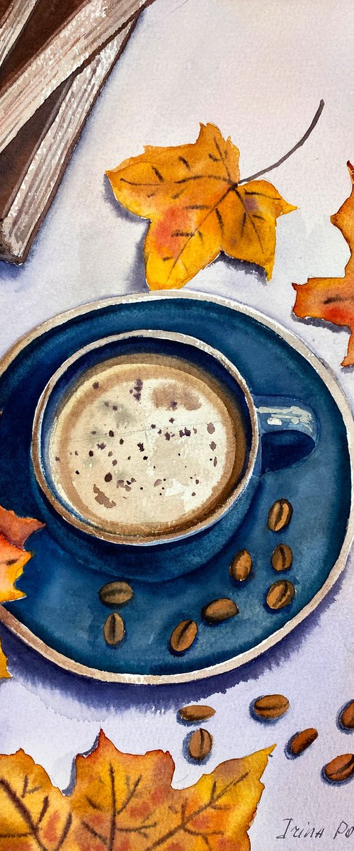 Autumn Coffee Moment by Irina Povaliaeva