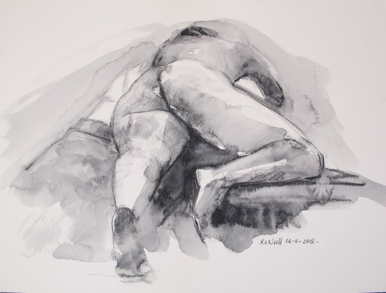 reclining female nude