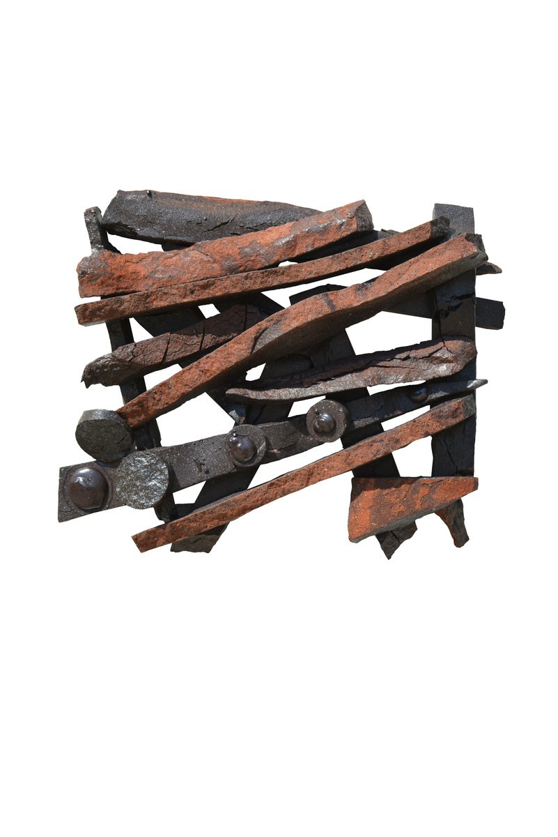 Organic Abstract Relief By Ognyan Chitakov, 15 X 12", "R", Original Artwork