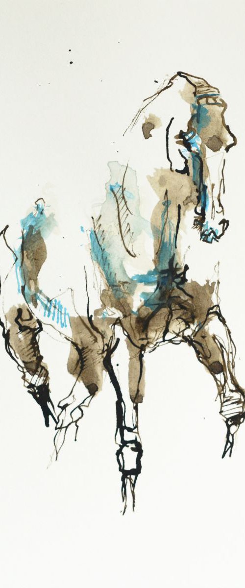 Equine Nude 166 by Benedicte Gele