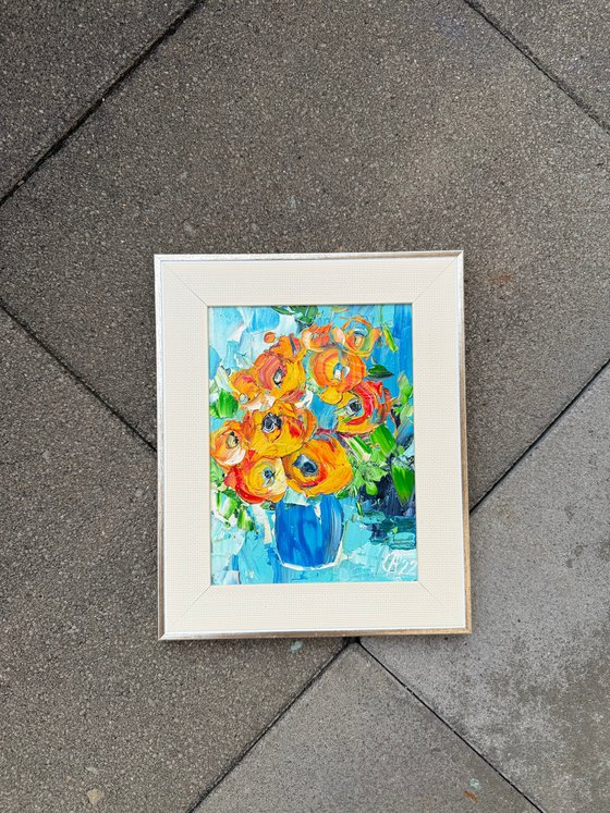 Vase in orange