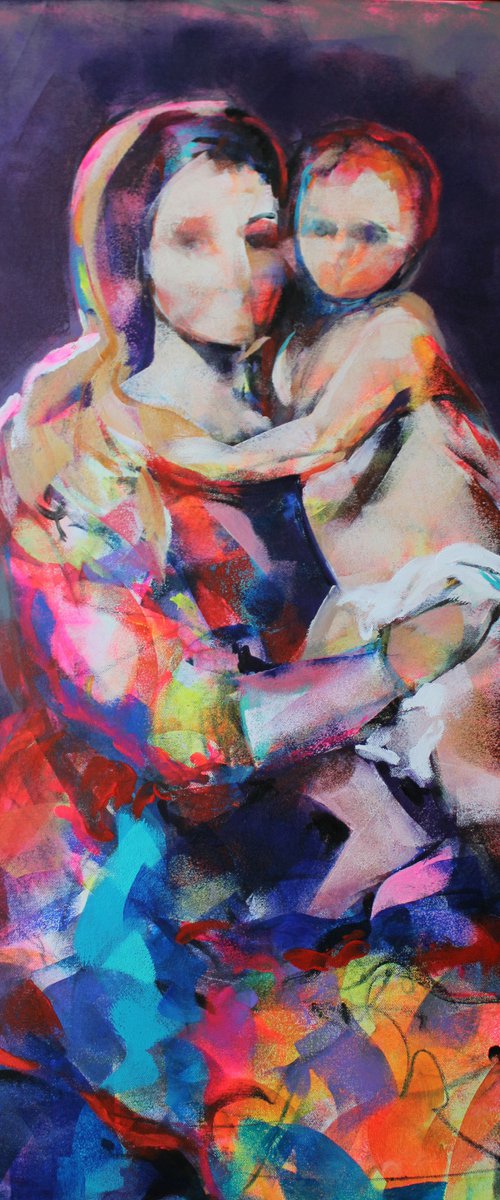 Madonna and child by Marina Del Pozo